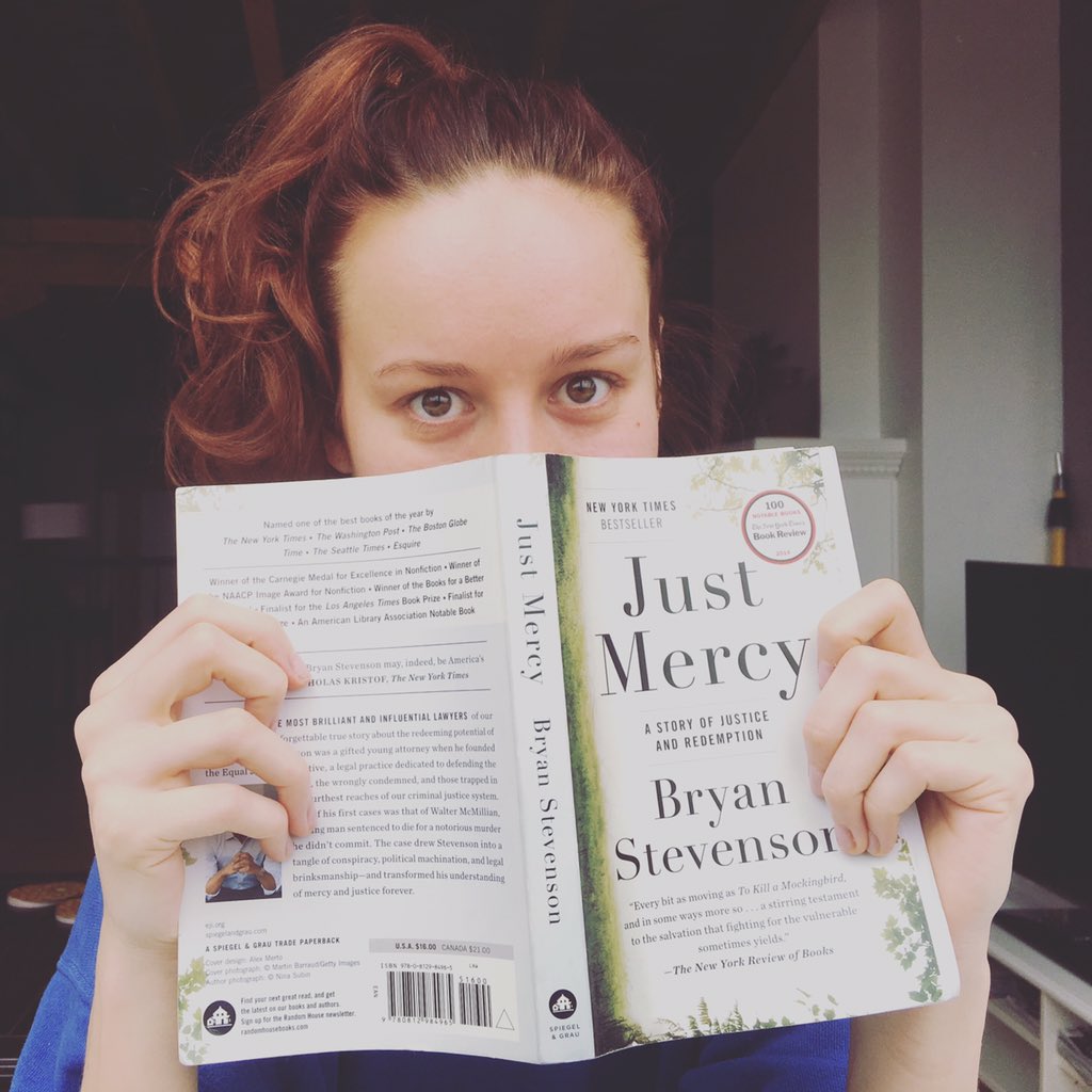 brielarson's tweet photo. Get WOKE - read "Just Mercy"
By Bryan Stevenson. https://t.co/TgCiea3hQ0