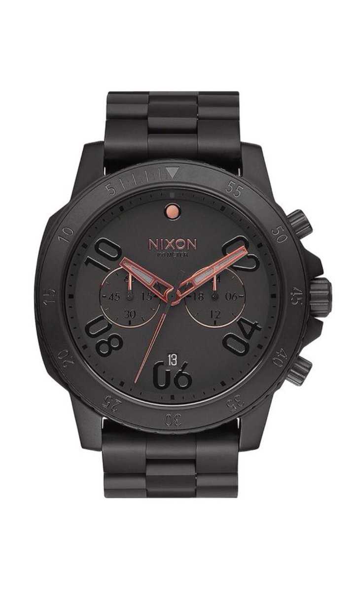 NixonMX's tweet photo. The Ranger Chrono All Black Rose Gold 
Diseño robusto , estilo detallado y con estética contemporánea https://t.co/Psx8jurDYP