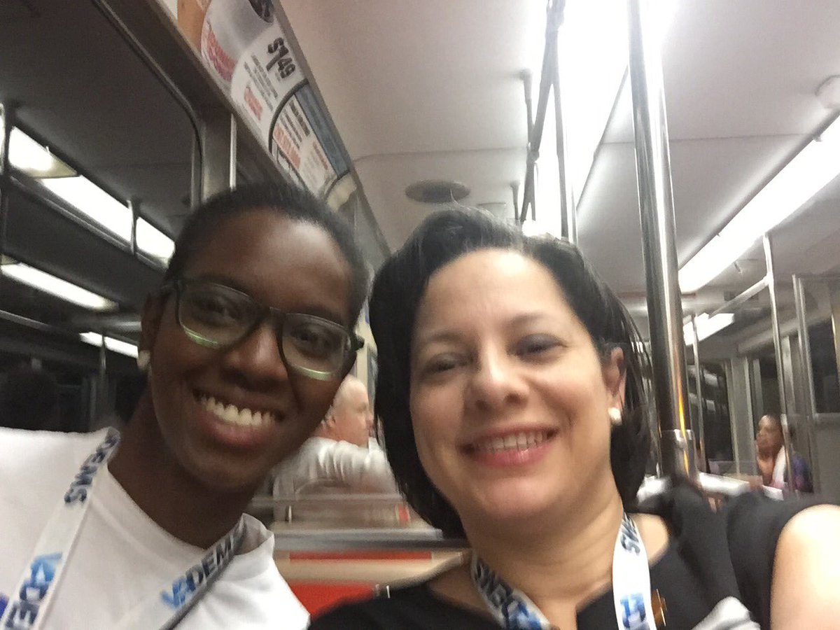 JennMcClellanVA's tweet photo. Day 4 of #DNCinPHL and we are off to the Wells Fargo Center. #DemsInPhilly #VADemsInPhilly https://t.co/IvedooS1k5