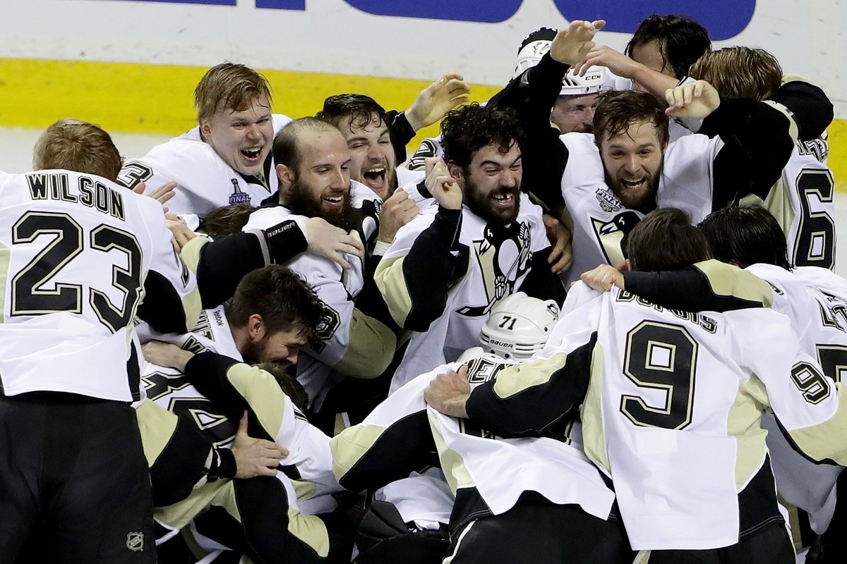 penguins's tweet photo. #IfYourDayIsBadAlwaysRemember The Pittsburgh Penguins are the 2016 Stanley Cup Champions! https://t.co/3LerR39FXc