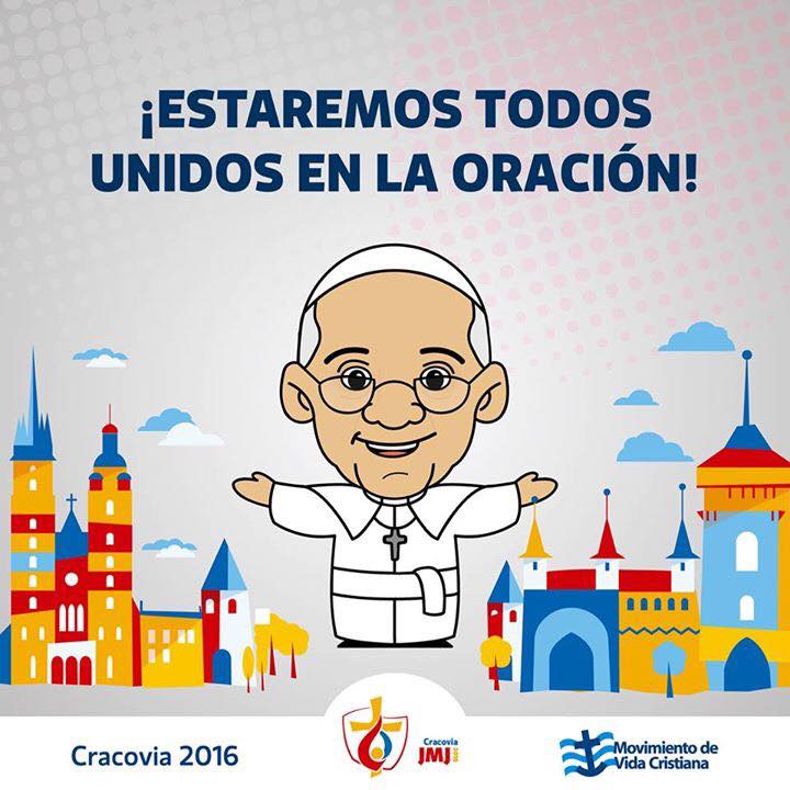 IglesiaDurango's tweet photo. Oremos y pidamos por todos los jóvenes reunidos en esta jornada mundial #Krakow2016  #JMJCracovia2016 https://t.co/R9KzKDzvLS