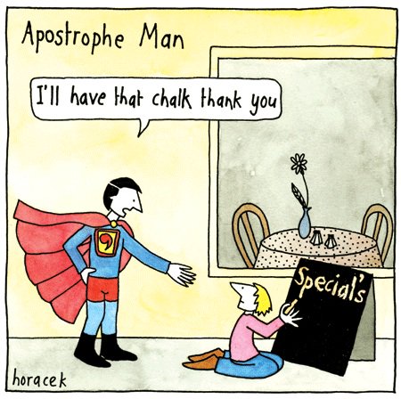 SWStudioG02's tweet photo. Just because a word ends in an "s" doesn't mean it should have an apostrophe! https://t.co/3p1C8H4NqI