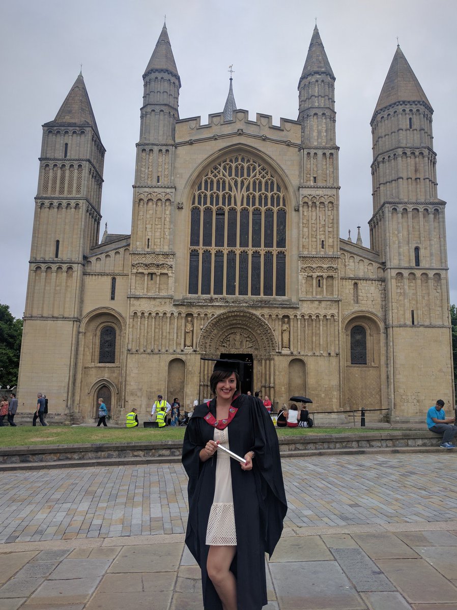 _LineNielsen's tweet photo. I can finally call myself a graduate. BSc Hons Animal Management with a 1st class grade @Hadlow_College #graduation https://t.co/S4I4mVi2mB
