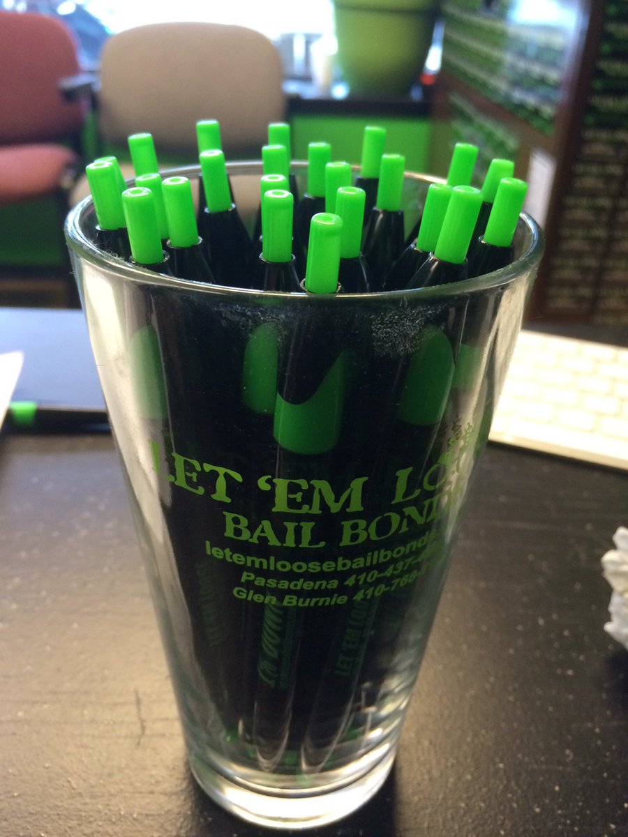 LetEmLooseBail's tweet photo. Flood the streets! Yes our pens are here! #Bailbonds #LetemLoose #Pens #BetterThanYours #wedothis #Promo https://t.co/MOi84EiZcS