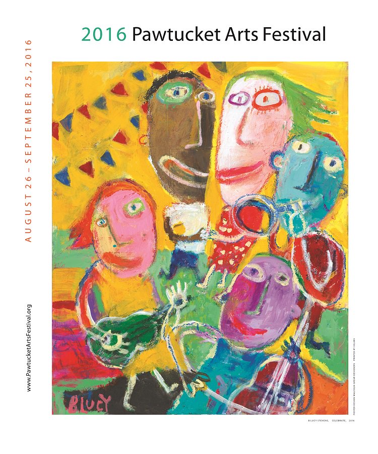 Pawtucket Arts Festival's Signed Limited Edition Poster by Artist B. Lucy Stevens on sale  pawtucketartsfestival.org/shop/
