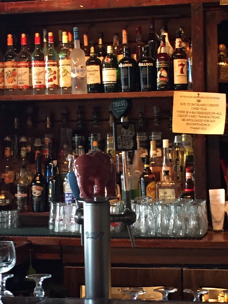 TroegsAndy's tweet photo. Follow the pink elephant to @GreenwoodsGrill for a pint of #SolidSender on tap now! #troegsway @ggbeverage https://t.co/uGvJb5jCpZ