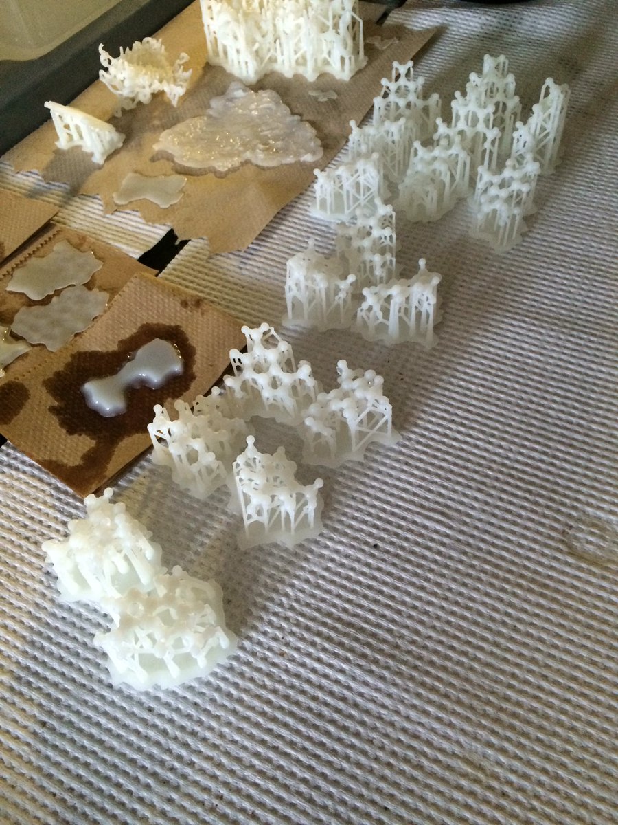 kzoochem's tweet photo. 3D printed caffeine army taking shape. #coffeeisbetter https://t.co/ByEZfDX83x