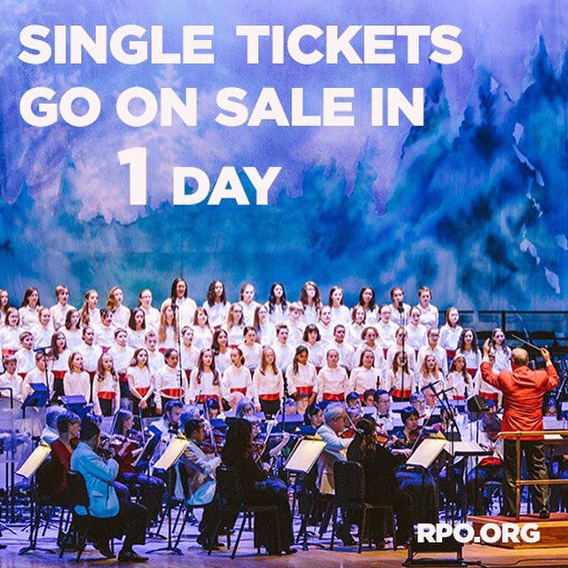 ROCPhils's tweet photo. Single tix #RPO1617 on sale tomorrow at 10 am! Join us for Gala Holiday w/ @JeffTyzik! (Dec 16-18) #ROC #VisitRoc https://t.co/rOnOKgkZna