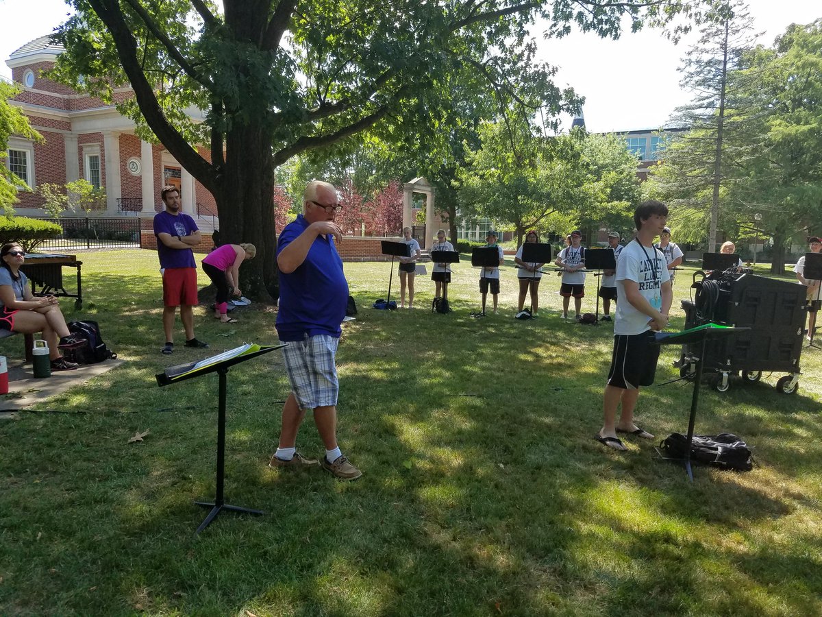 LafayetteBands's tweet photo. @Truman_Bands Thank you to Dan Peterson for a great music session today at camp! https://t.co/4BvaaCuiGu