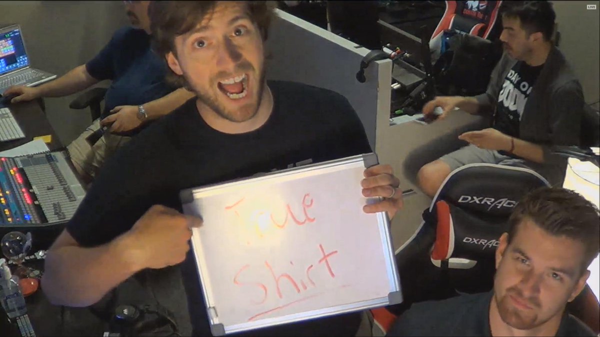 ThatPeterHayes's tweet photo. .@Schwartzanicker loves his wife. #TrueShirt #OnTheSpot https://t.co/Ne4FoTZGT9