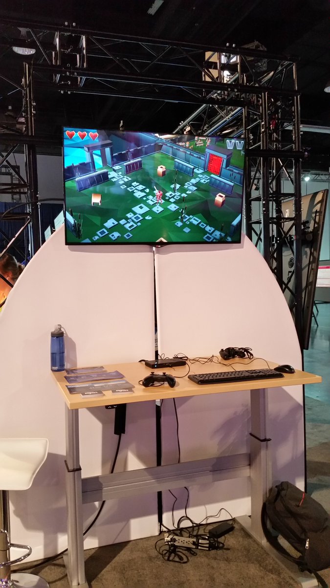 RoguesLikeUs's tweet image. Still looking good at booth #2 at #SIGGRAPH2016! #IntelGameDev #gamedev #indiedev #madewithunity #indiegame #gaming