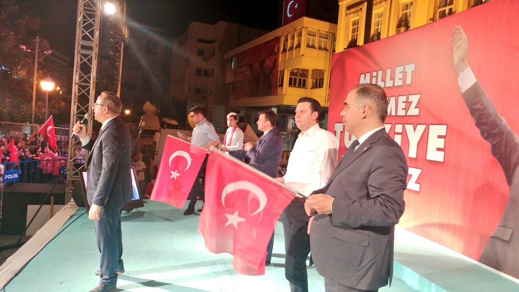 #MilletinAdamları, milletiyle beraber #DemokrasiveVatanNöbeti'nde!