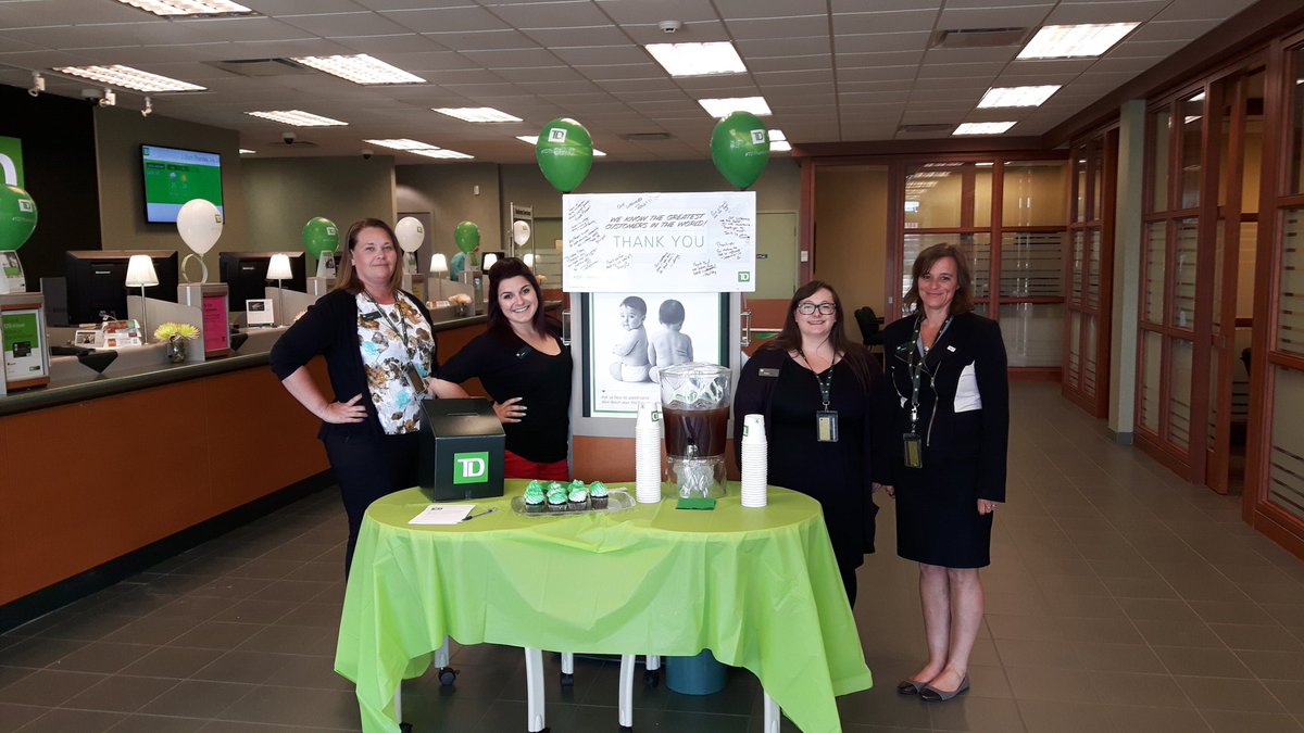 ECamlop's tweet photo. #TDThanksYou #TDLEDUC @HeatherWagnerTD @BrianGervais_TD @Lcolangelo_TD @sd_lapointe #HTTW1 https://t.co/KczEZuaTOJ