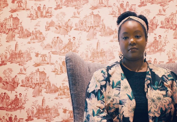 okayplayer's tweet photo. .@BlackStarFest organizer Maori Holmes talks to us about why #BlackArt matters! | https://t.co/LeQDPXgHwv | #BLMPHL https://t.co/hCQ6bp3X2U