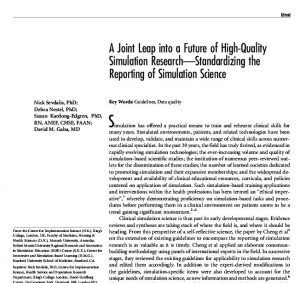 Simulation-based Research Reporting Guidelines now available inspiresim.com/reportingnowav…  fb.me/1pVYUEZgr