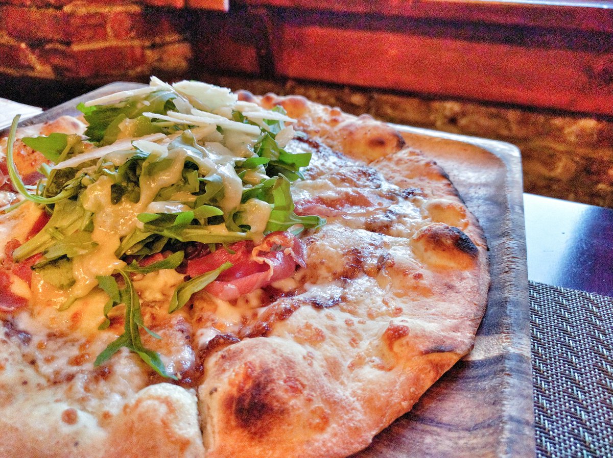 Fig-Proscuitto Arugula Pizza at YellowBelly Brewery and Public House in St. John's, Newfoundland and Labrador