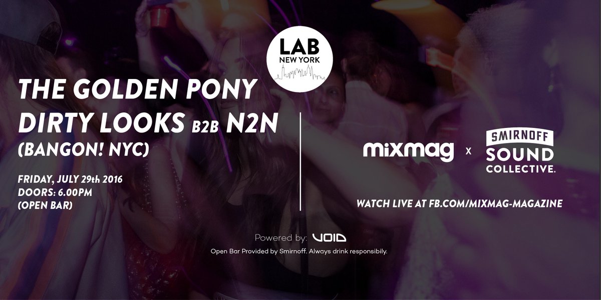 BangOnNYC's tweet photo. 2MRW: We take over @Mixmag #LabNY as we gear up for #ElementsFest!
MUST RSVP | OPEN BAR
https://t.co/TsnsBq415Q https://t.co/MTSwafexyZ