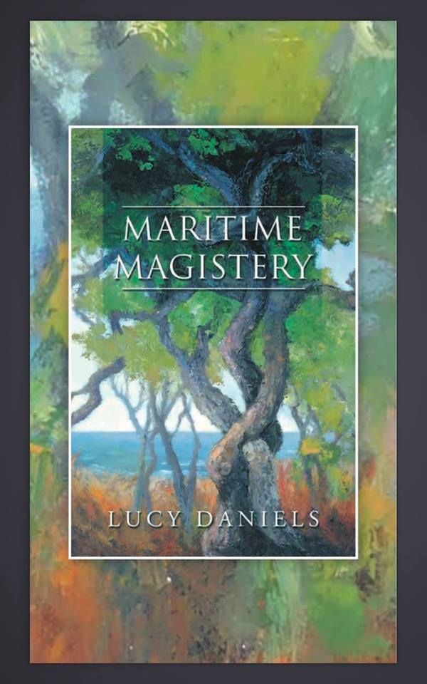 Lucy Daniels, author of "Maritime Magistery," will be here at Pomegranate Books Tuesday, August 2nd at 7pm!