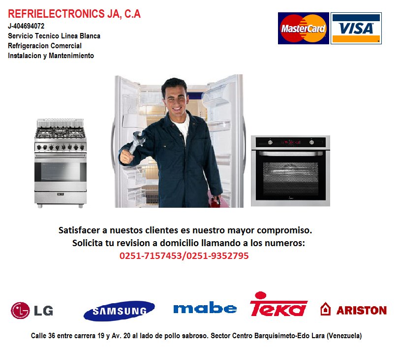 Refrielectroncs's tweet photo. Reparación, instalación y mantenimiento de linea blanca
#Reparalo #NoLoAbandones #RevisionGratisss #Barqto https://t.co/mAsqDIQYbZ