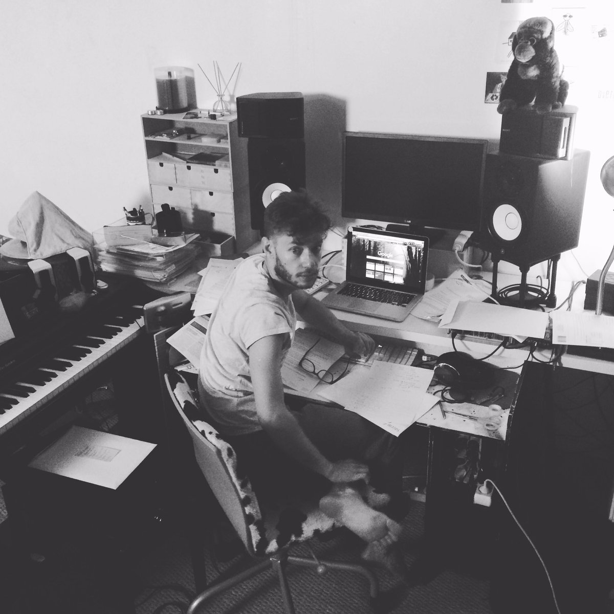 thetechnocrates's tweet image. &quot;E - better tidy the studio, bitch
K - I&apos;m more creative when surrounded by mess&quot;
#writing #producing #pop #edm