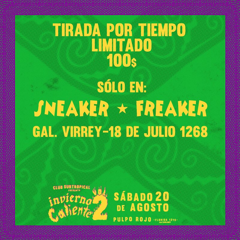 ClubSubtropical's tweet photo. Tirada limitada a 100 pesito 
Sólo en Sneaker Freaker https://t.co/00GX9YtN6R