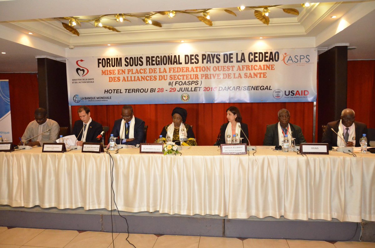 sante_gouv_sn's tweet photo. #John_Bernon de l'@USAIDGH o #Sénégal: salue la mise en place de l'alliance ouest africaine du secteur privé #FOASPS https://t.co/kcnj6k57bJ