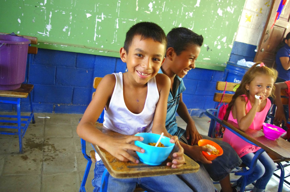 With school just around the corner, desks will soon be filled with smiles and hope for the future! #FeedTheHungry