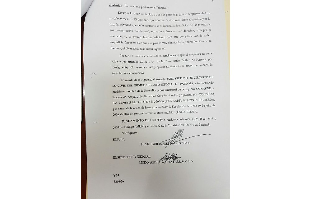 irvingdenay's tweet photo. Juzgado Séptimo desestima amparo por Josepcho, S.A. en #PHCrystal https://t.co/6dy1yjjajp https://t.co/VdAncP0uU4