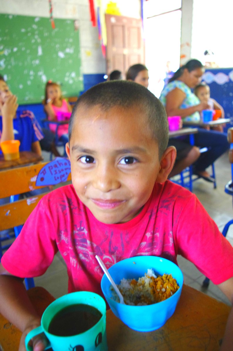 School is more fun on a full stomach! #FeedTheHungry #Nicaragua