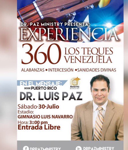 Experiencia360V's tweet photo. ¡NO TE LO PUEDES PERDER! Dios quiere hablarte... #LosTeques #SanAntonio #Venezuela #Oración #Alabanza #Iglesias https://t.co/VKGR3OKhm0