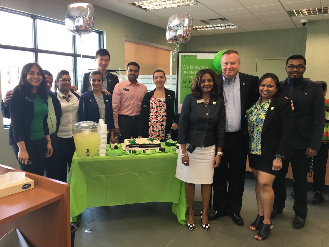 Celebrating customer appreciation day at branch 1791 #TDThanksYou #snap