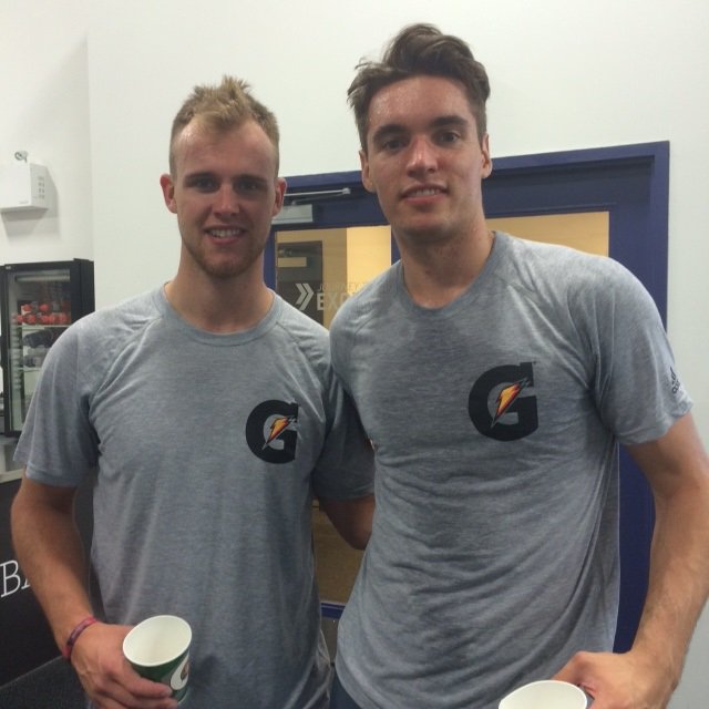 OHLHockey's tweet photo. #OHL'ers @petsch95 &amp; @Herbie_001 join prospects &amp; alumni for #GCAMP.

READ: https://t.co/ps8IeTXBR3

#WinFromWithin https://t.co/TMLdUxTbHE