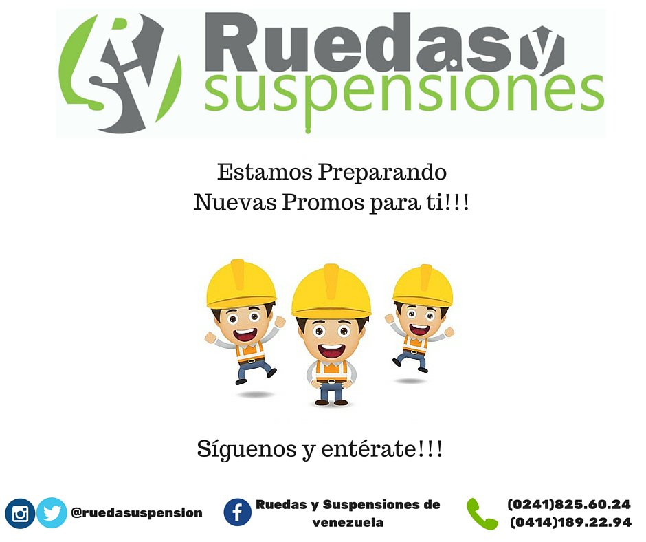 En <a href="/ruedasuspension/">RuedasySuspensiones</a> estamos preparando nuevas promociones para ti, síguenos y entérate próximamente de lo que viene!