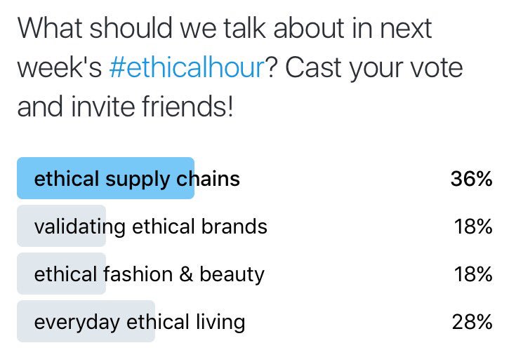181streetcomms's tweet photo. Monday's #ethicalhour will be all about #ethical supply chains! Should be an interesting chat - 8PM (BST) 😊💚 https://t.co/e30EfvJa7d