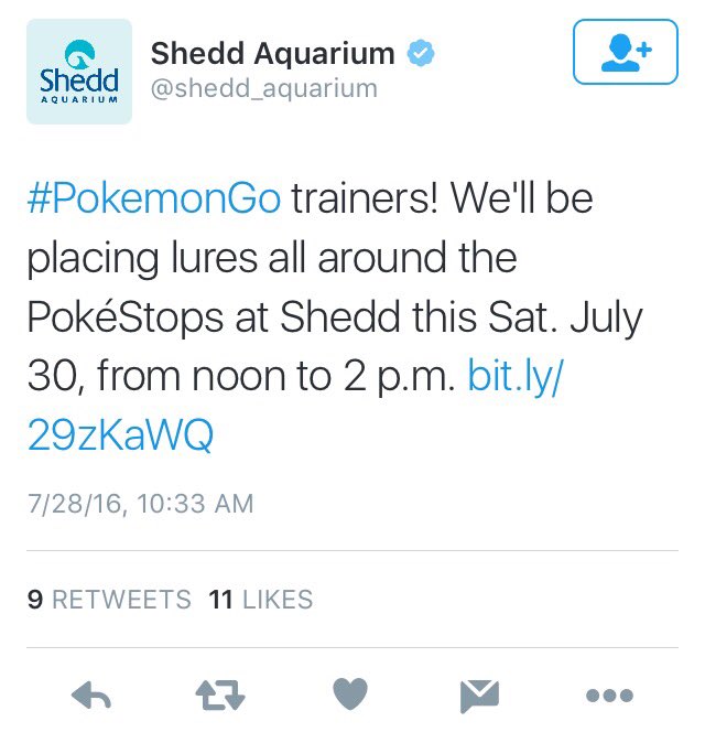 Pokémon Go Chicago tweet media