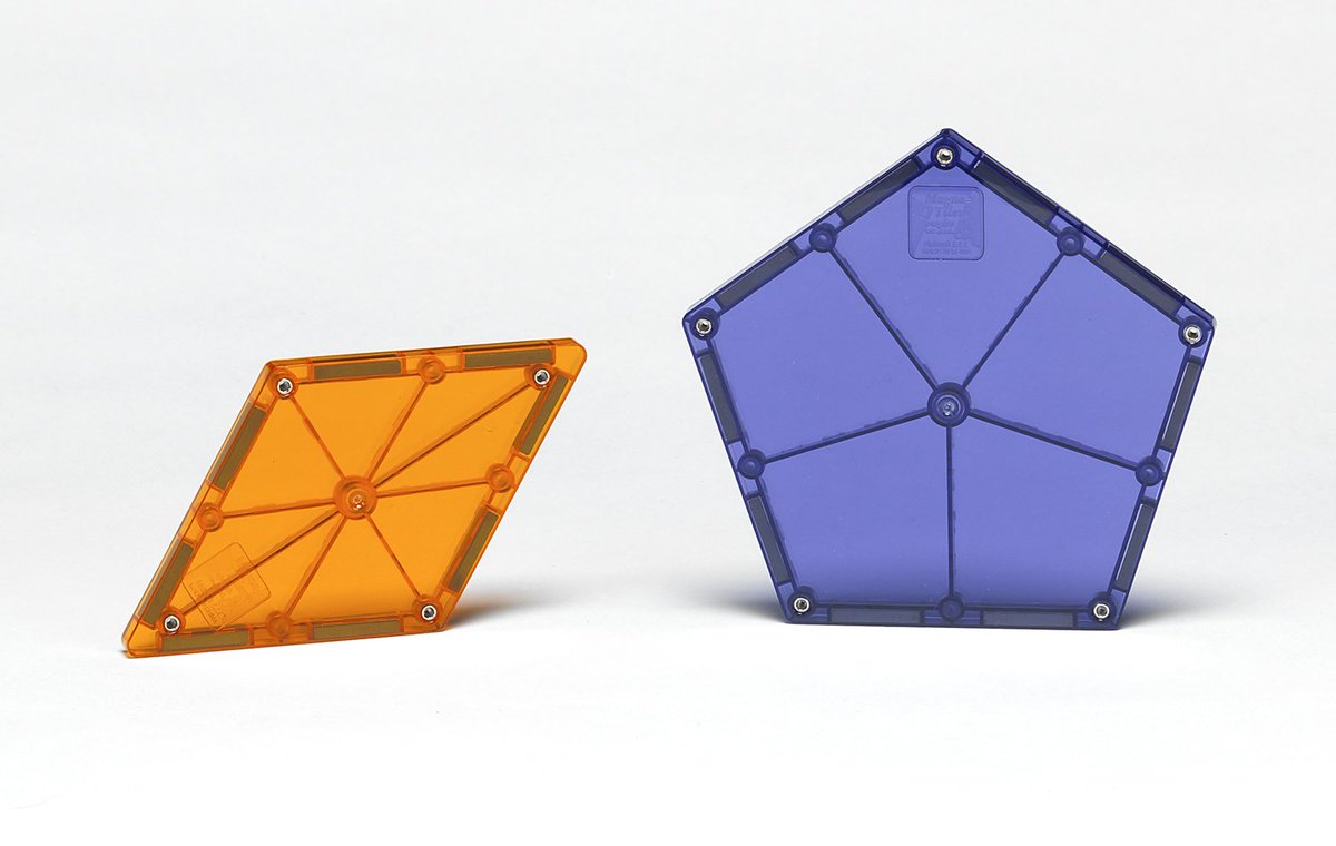 magna tiles polygons