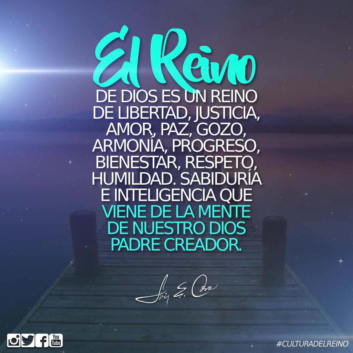 ApostolCova's tweet photo. Por esto, el Reino de Dios debe estar presente en nuestra sociedad HOY.
#by #luiscova #culturadelreino #reinodeDios https://t.co/nhIl3P12Ad