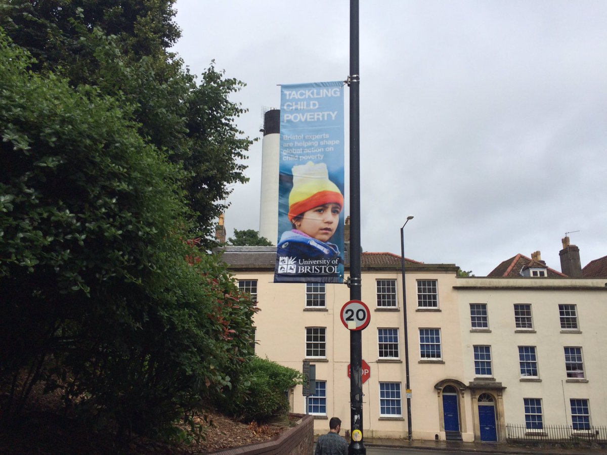 New lamppost banners designed for <a href="/BristolUni/">University of Bristol</a>. Installation by the crew <a href="/_ThinkIMAGE/">THINK IMAGE</a> today.