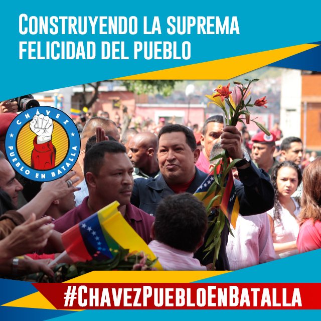 WuikelmanAngelP's tweet photo. Comandante hoy al celebrar tu cumpleaños seguimos llevando al pueblo  la suprema felicidad #ChavezPuebloEnBatalla https://t.co/HeZya5T1lU