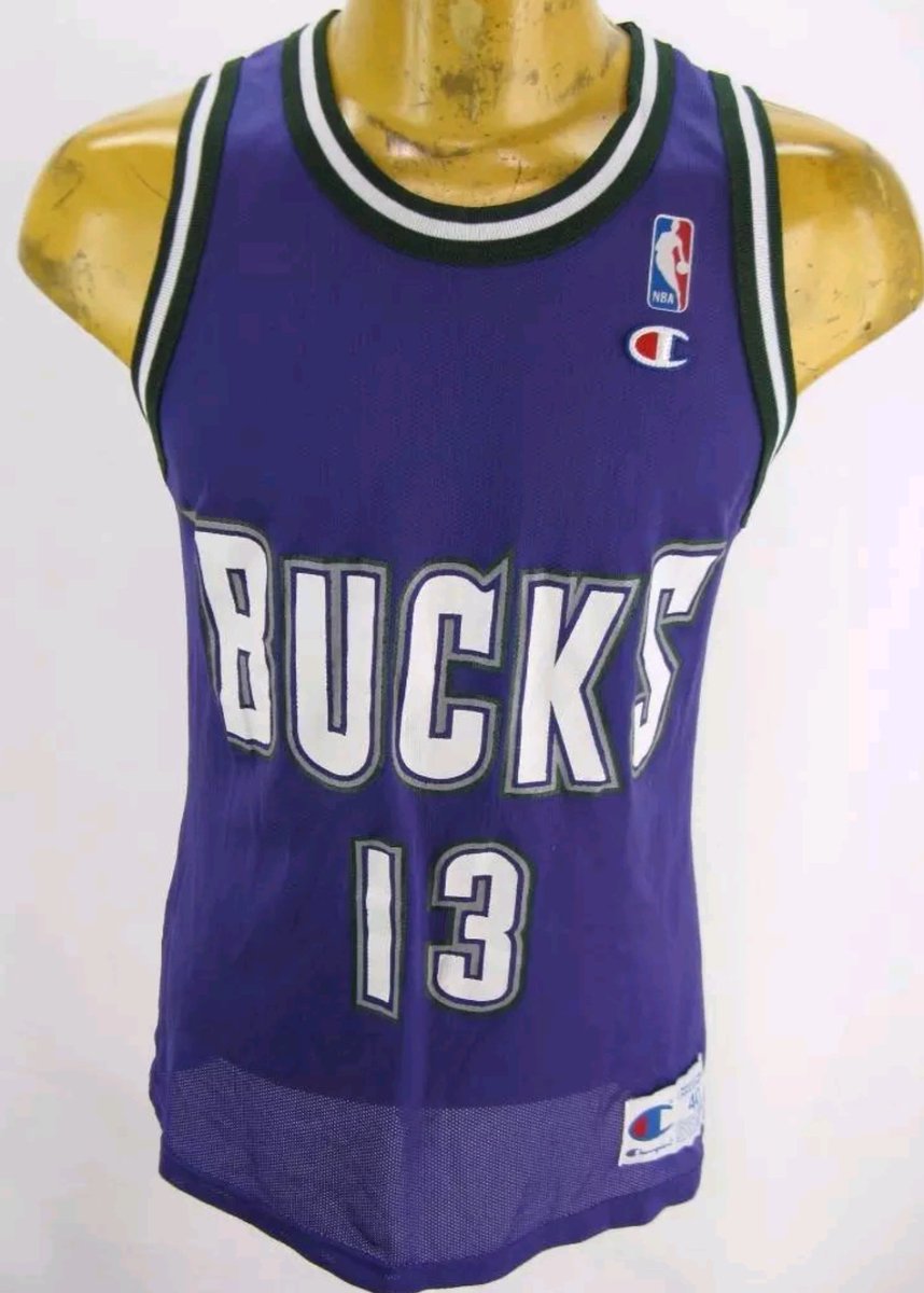 andyfits's tweet image. Milwaukee Bucks #13 Glenn Robinson sneak peek! 
#nba #champion #vintage #retro