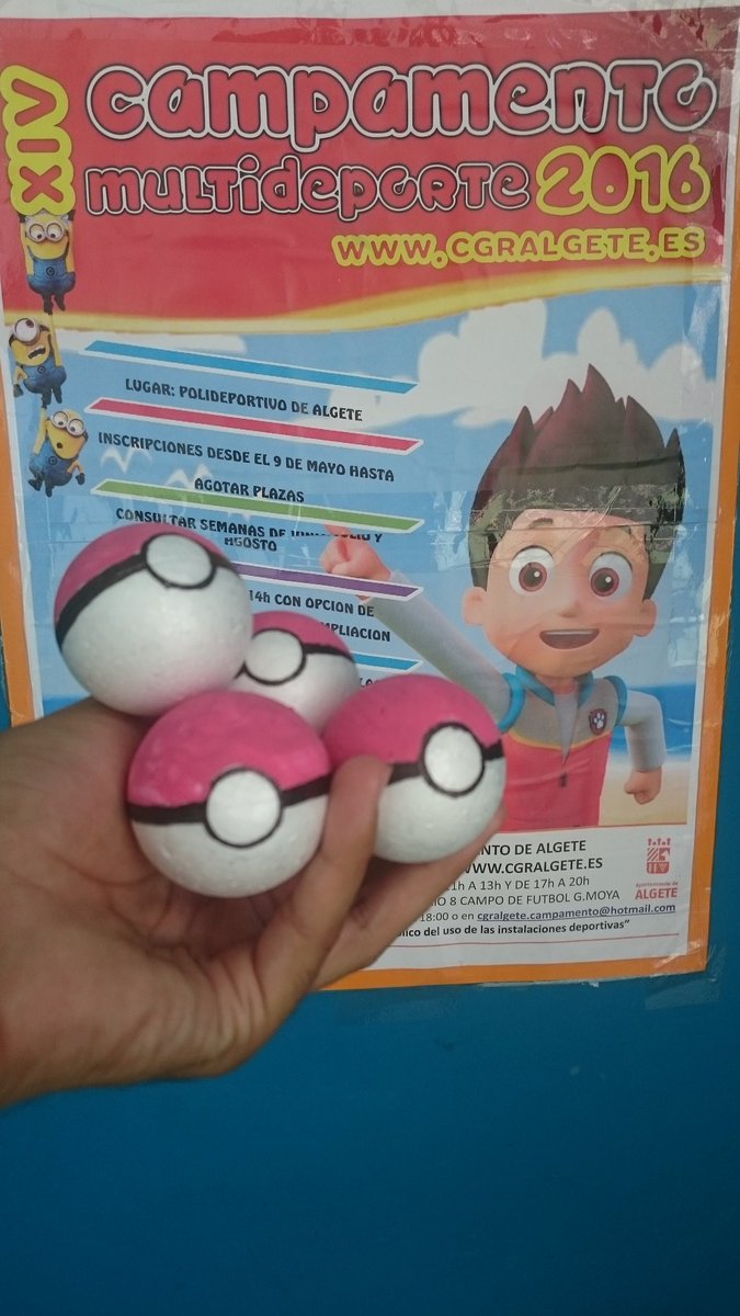 Divertidisimo día el de hoy, jugando en el Campamento <a href="/CGRAlgete/">CGRAlgete</a> a Pokemon Go!!
