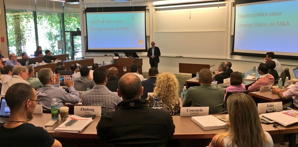 srichard's tweet photo. My message to @StanfordBiz M&amp;A class: integration makes the difference b/w M&amp;A success &amp; failure. Prepare it well! https://t.co/DPuCwHtfXw