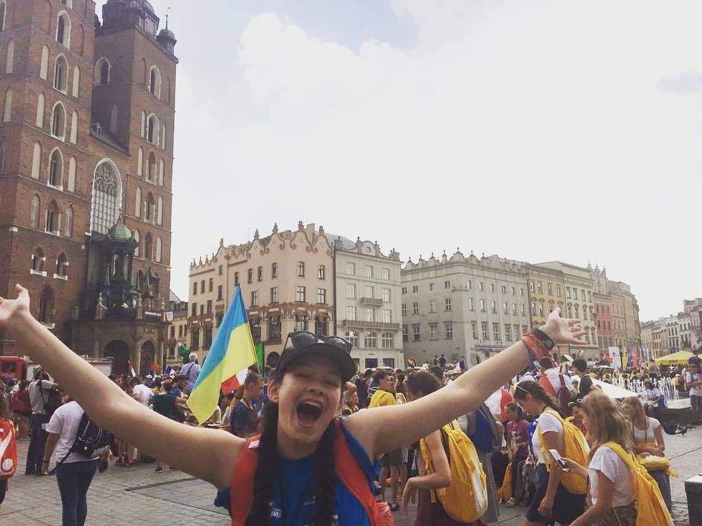 scucm's tweet photo. World Youth Day festivities in Poland have us feeling this excited! Today marked the arriv… https://t.co/lhTTNj2Xjg https://t.co/xAGzBNKg1w