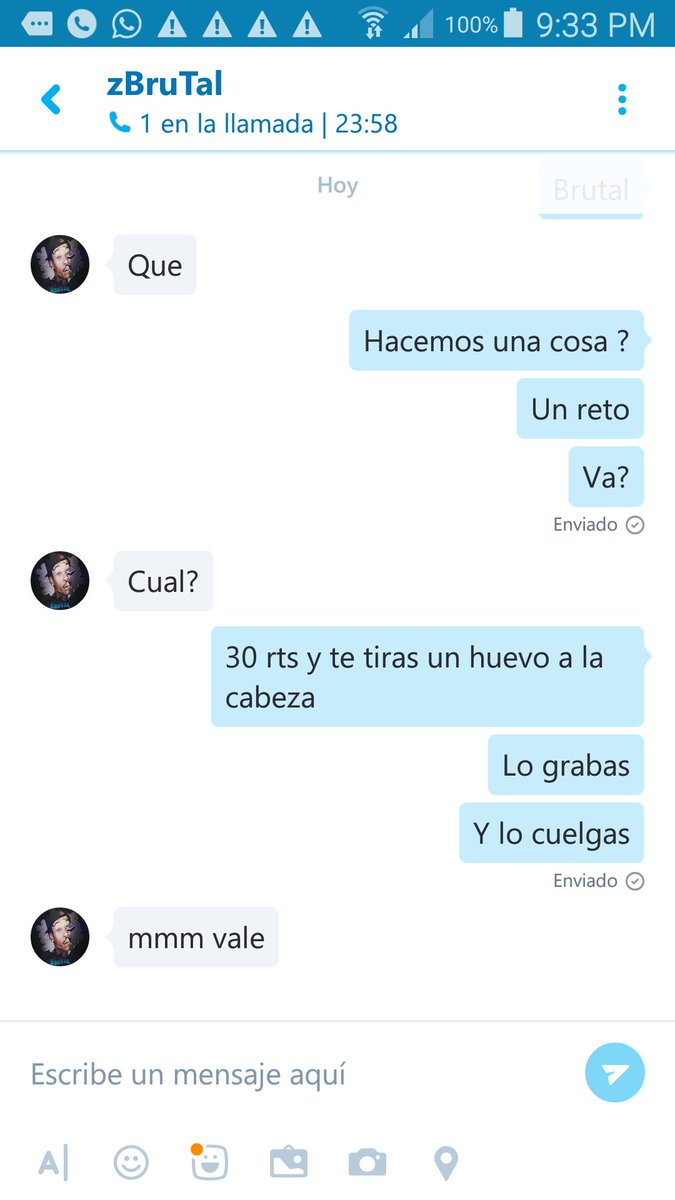 ZenKnives's tweet photo. 30 rts  y se tira un huevo a la cabeza!! Y lo graba DAR RT MAMONES @iCed_BruTal https://t.co/zDjCqsSsP4