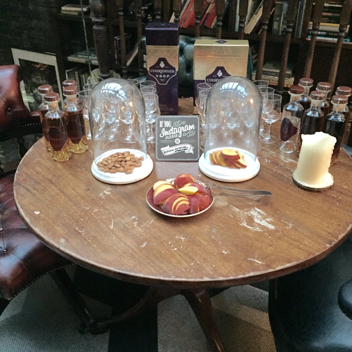 We are getting ready for a Courvoisier tasting with our lovely Global Brand Ambassador <a href="/CVambassador/">Rebecca Asseline</a> #WhyITribe
