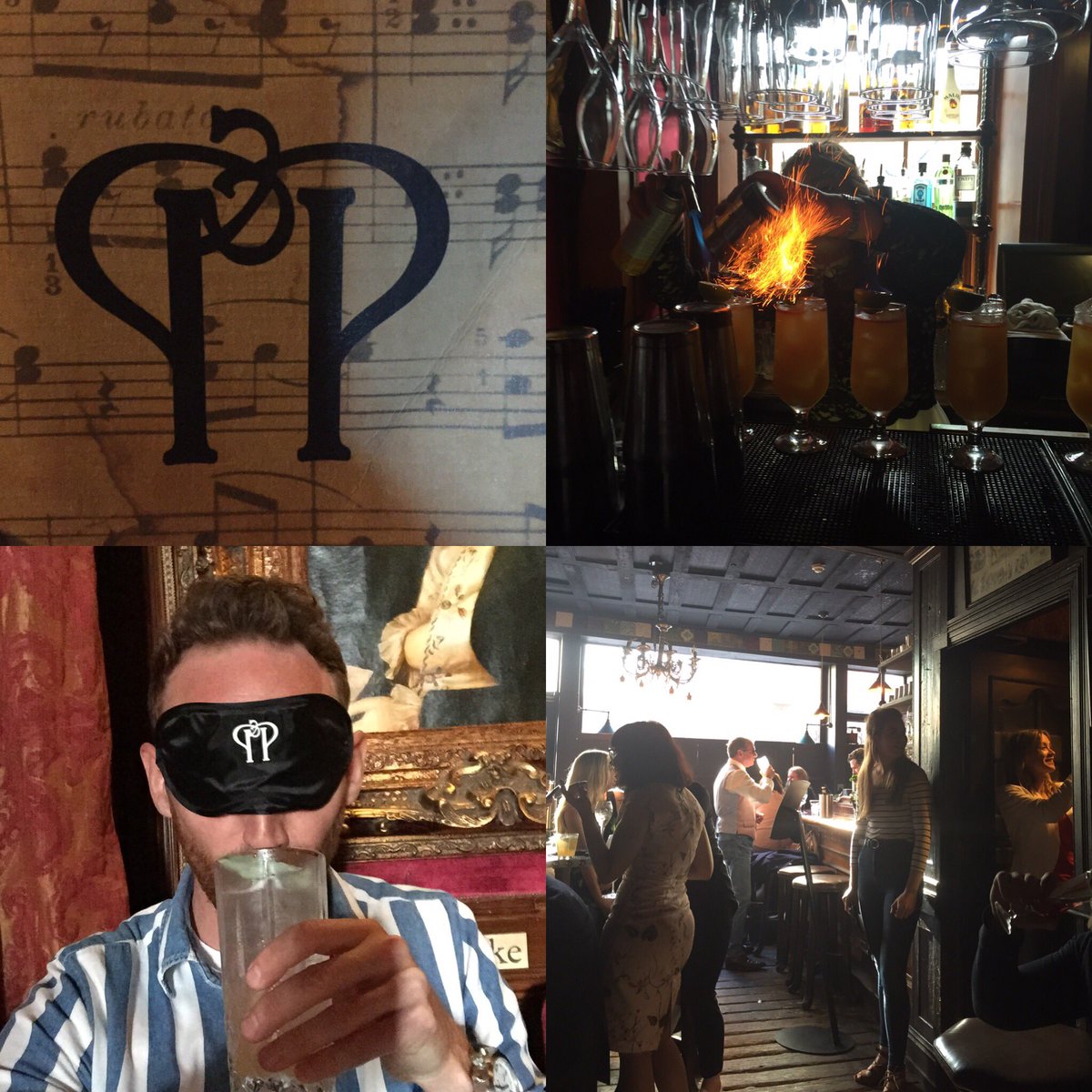 wilsonconor's tweet photo. Having a sensory overload in @PerukePeriwig the cocktails are bleedin class! #peruke https://t.co/RnBLej5gfj