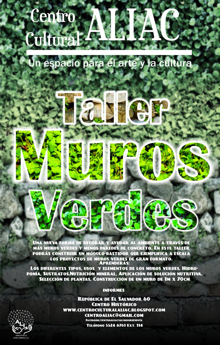 Centro_ALIAC's tweet photo. ¡Conozcan los talleres para agosto en #CCALIAC! #Cuentacuentos #JardinesVerticales #Clown .. https://t.co/jXIsrDvueh https://t.co/ZmSuWst2au