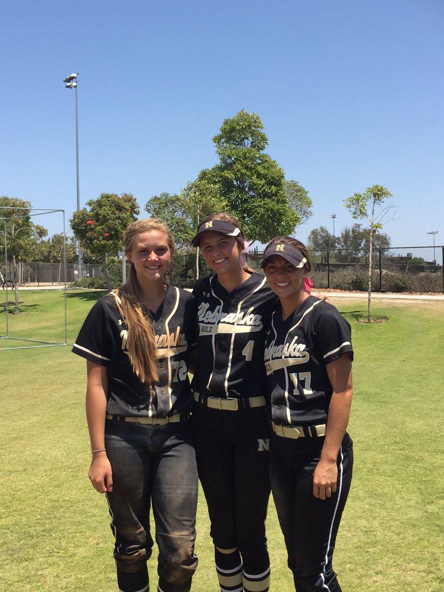 Thanks for what you've done for the program! Represent the Neb Gold in college next year.