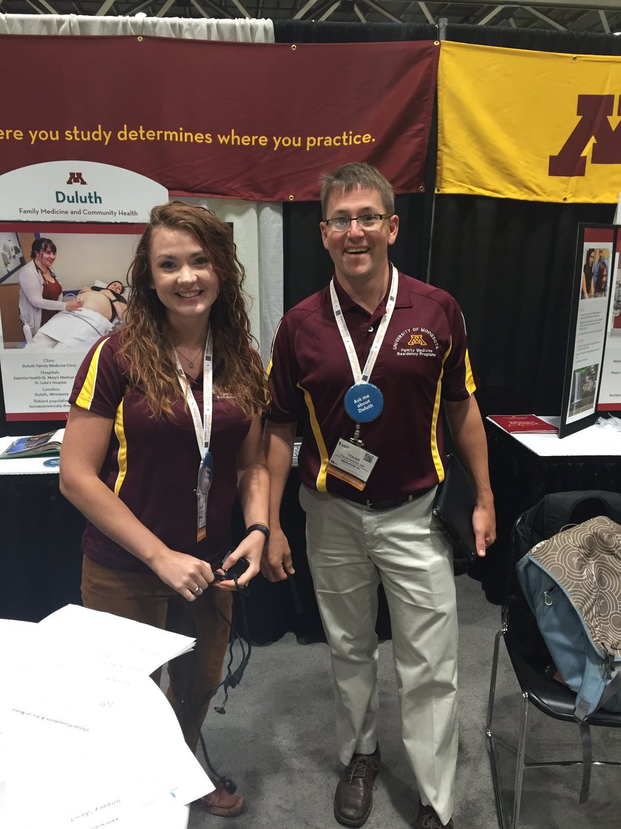DFMRP's tweet photo. Getting set up for the big day! #aafpnc #doDuluth #smilebreak #UofMNresidency https://t.co/o2xxmHgBlO