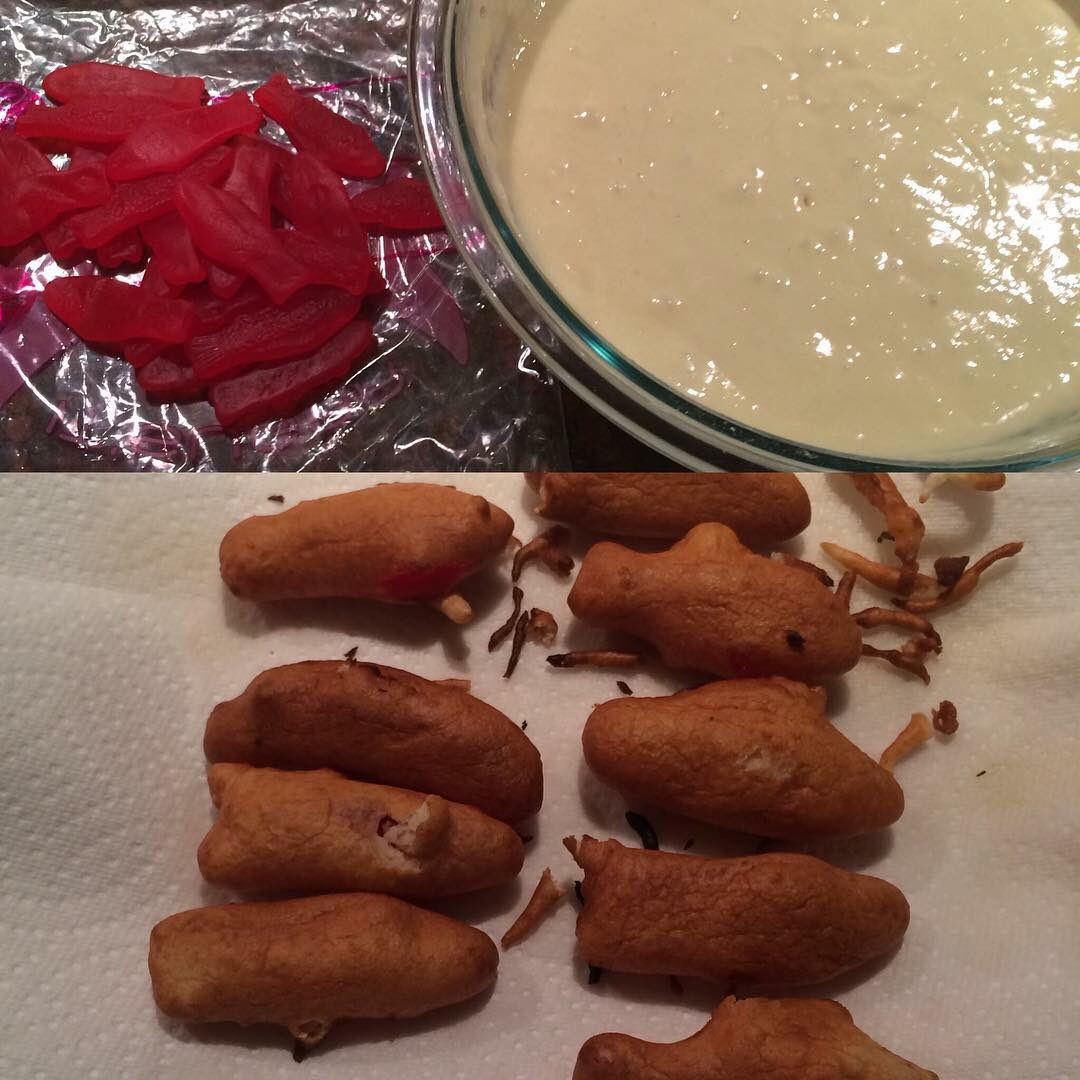 sandman420's tweet photo. One year ago I made deep fried Swedish Fish. I should make it again sometime. https://t.co/EHVY1jX1zQ